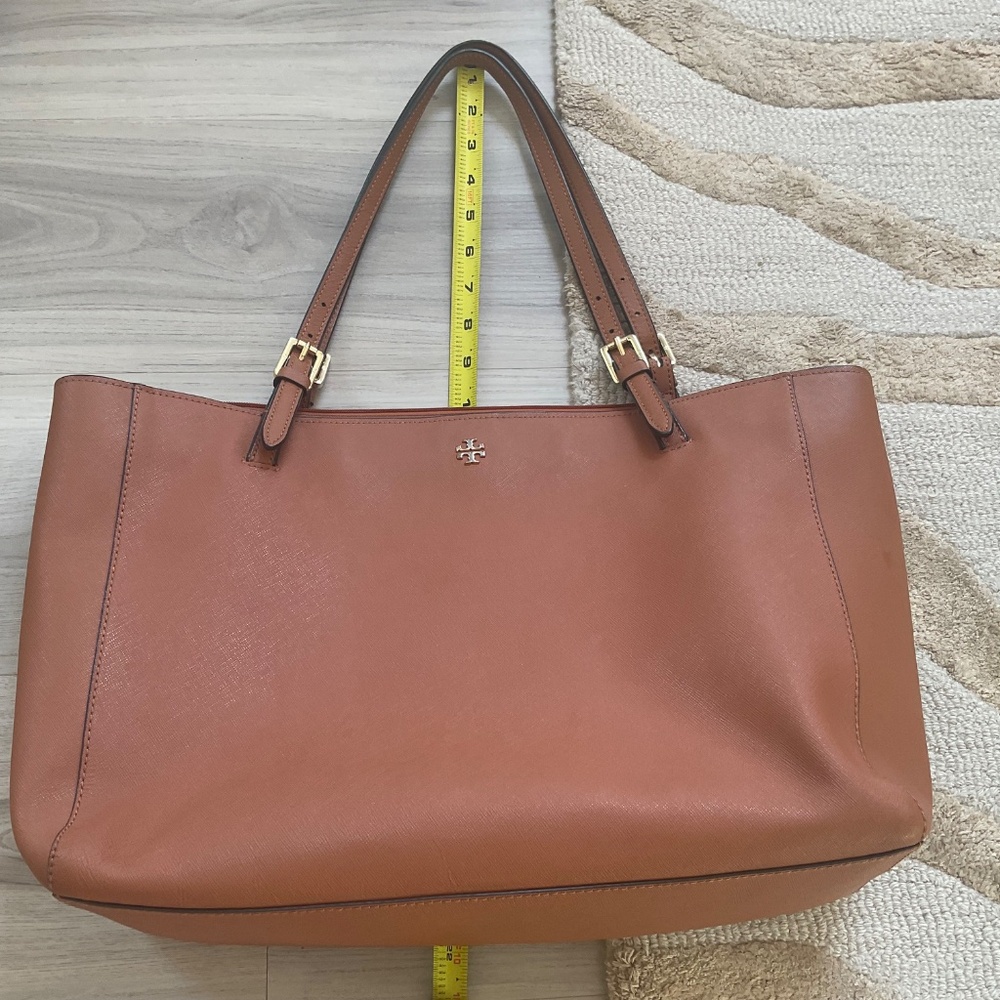 Tory Burch brown work bag tote Buckle - Picture 11 of 16